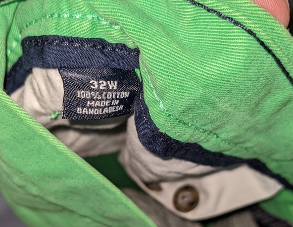 Nautica Men's Green Chino Shorts W32" Excellent Condition - Picture 5 of 5